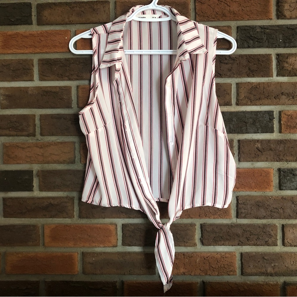 Front Tie Blouse